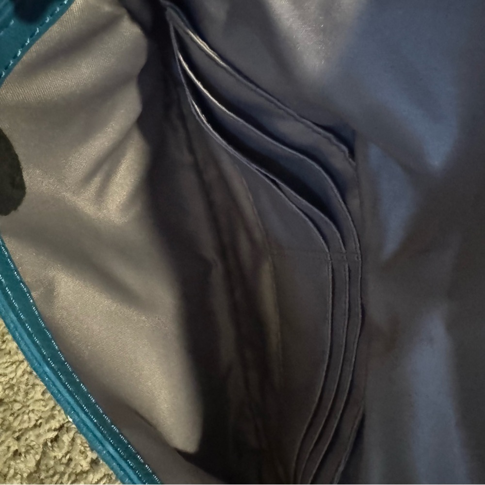 Coach Madison Teal Leather Crossbody or Shoulder Bag with Chain Strap | GUC - Picture 11 of 15